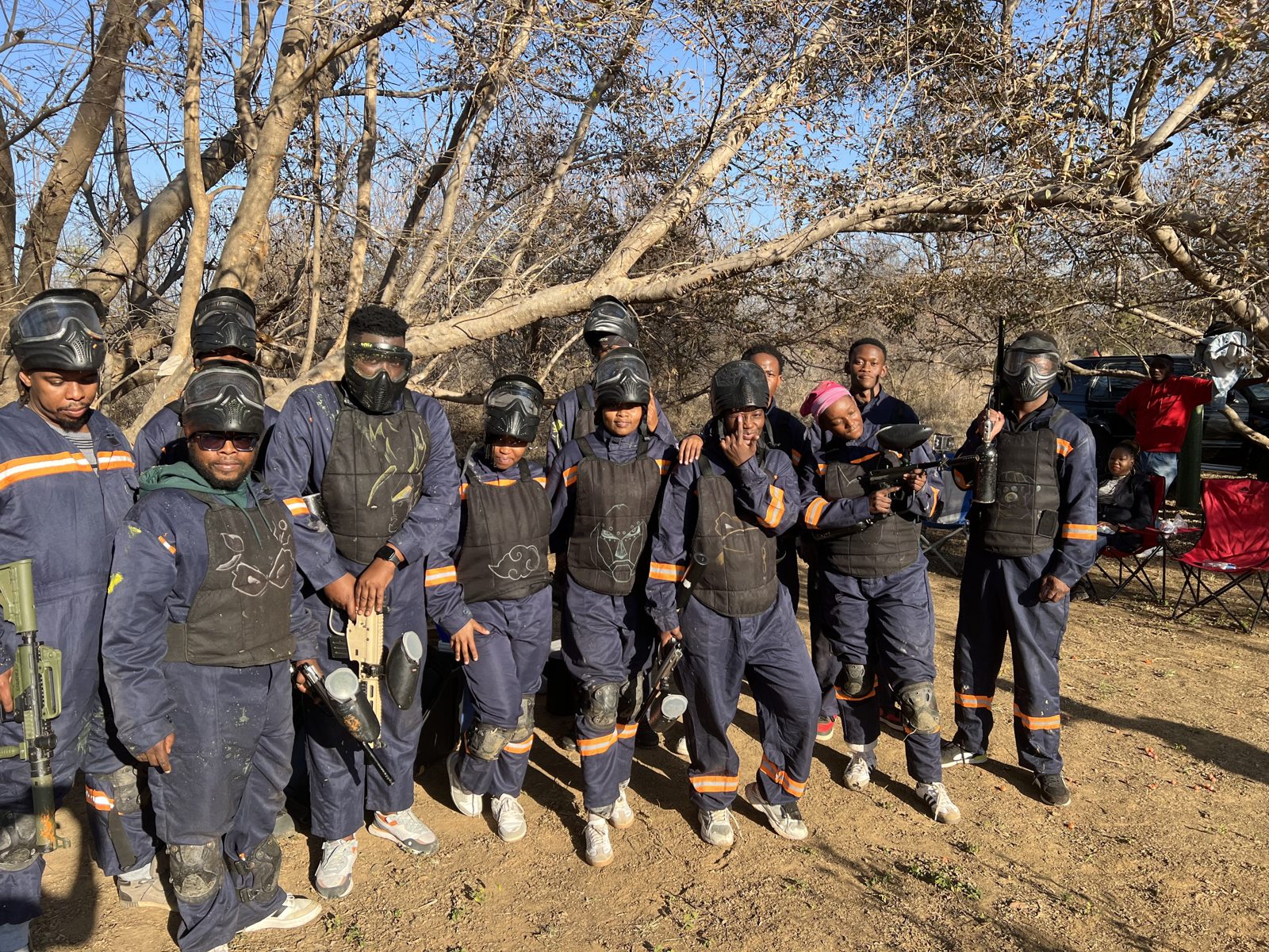 Squad group photo in full gear